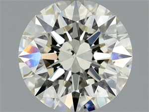Picture of Natural Diamond 0.60 Carats, Round with Excellent Cut, K Color, SI1 Clarity and Certified by GIA