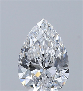 Foto Diamante Natural 0.50 quilates, De pera , Color D, claridad VVS2 y certificado GIA de