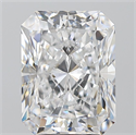 Natural Diamond 4.01 Carats, Radiant with  Cut, D Color, SI1 Clarity and Certified by GIA