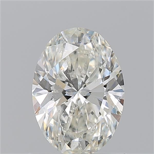 Picture of Natural Diamond 1.01 Carats, Oval with  Cut, I Color, SI2 Clarity and Certified by GIA