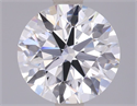 Del inventario de diamantes de laboratorio, 2.08 quilates, Redondo , Color D, claridad VVS1 y certificado IGI