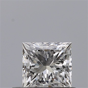 Picture of Natural Diamond 0.41 Carats, Princess with  Cut, E Color, VS1 Clarity and Certified by GIA