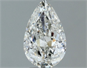Diamante Natural 0.50 quilates, De pera , Color H, claridad SI2 y certificado GIA