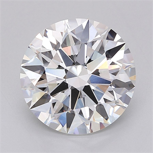 Picture of Lab Grown Diamond 6.13 Carats, Round with Ideal Cut, F Color, VVS2 Clarity and Certified by IGI