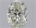 Natural Diamond 1.51 Carats, Oval with  Cut, J Color, SI2 Clarity and Certified by GIA