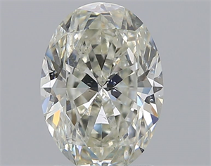 Picture of Natural Diamond 1.51 Carats, Oval with  Cut, J Color, SI2 Clarity and Certified by GIA