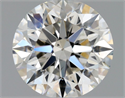 Natural Diamond 1.10 Carats, Round with Excellent Cut, I Color, SI1 Clarity and Certified by GIA