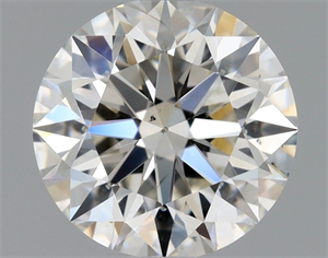 Picture of Natural Diamond 1.10 Carats, Round with Excellent Cut, I Color, SI1 Clarity and Certified by GIA