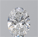 Natural Diamond 0.51 Carats, Oval with  Cut, E Color, VS1 Clarity and Certified by GIA