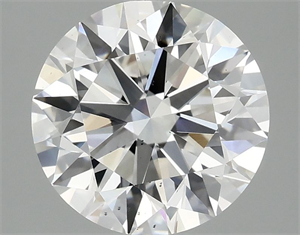 Picture of Lab Grown Diamond 3.03 Carats, Round with Excellent Cut, E Color, VS2 Clarity and Certified by IGI