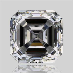 Foto Diamante Natural 0.70 quilates, Asscher , Color H, claridad VVS2 y certificado GIA de