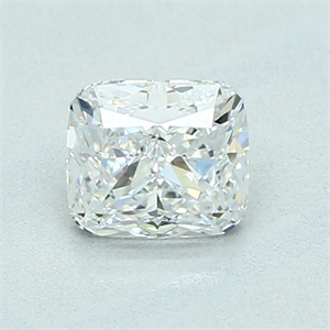 Foto Diamante Natural 1.03 quilates, Del cojín , Color D, claridad VS1 y certificado GIA de