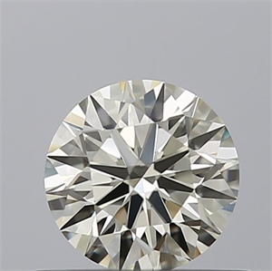 Picture of Natural Diamond 0.40 Carats, Round with Excellent Cut, J Color, VVS2 Clarity and Certified by IGI