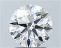 Diamante Natural 1.50 quilates, Redondo , Color E, claridad VVS2 y certificado GIA