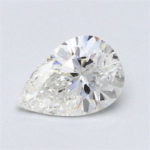 Picture of Natural Diamond 1.26 Carats, Pear with  Cut, H Color, SI2 Clarity and Certified by IGI