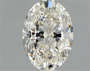 Foto Diamante Natural 1.00 quilates, Ovalado , Color J, claridad SI1 y certificado GIA de