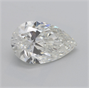 Natural Diamond 4.01 Carats, Pear with  Cut, I Color, SI2 Clarity and Certified by GIA