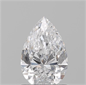 Natural Diamond 1.01 Carats, Pear with  Cut, D Color, VVS2 Clarity and Certified by GIA