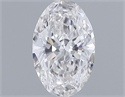 Natural Diamond 0.44 Carats, Oval with  Cut, H Color, IF Clarity and Certified by IGI