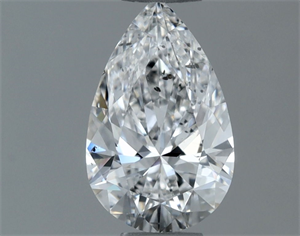 Foto Diamante Natural 0.50 quilates, De pera , Color E, claridad SI2 y certificado GIA de