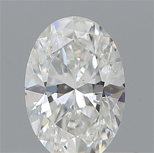 Picture of Natural Diamond 0.51 Carats, Oval with  Cut, F Color, SI1 Clarity and Certified by GIA