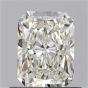 Natural Diamond 0.70 Carats, Radiant with  Cut, I Color, VVS2 Clarity and Certified by GIA
