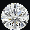 Del inventario de diamantes de laboratorio, 2.51 quilates, Redondo , Color G, claridad VVS2 y certificado IGI