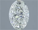 Natural Diamond 1.20 Carats, Oval with  Cut, I Color, SI1 Clarity and Certified by IGI