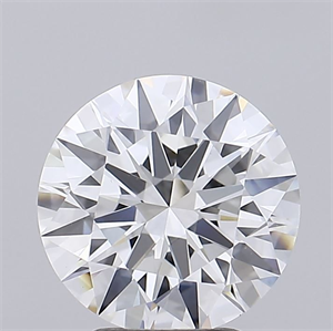 Picture of Lab Grown Diamond 3.21 Carats, Round with Ideal Cut, E Color, VVS2 Clarity and Certified by IGI
