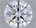 Lab Grown Diamond 1.04 Carats, Round with Ideal Cut, D Color, VVS1 Clarity and Certified by IGI
