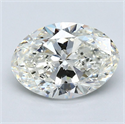 Diamante Natural 2.22 quilates, Ovalado , Color I, claridad VS2 y certificado GIA