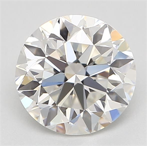 Picture of Natural Diamond 0.71 Carats, Round with Very Good Cut, G Color, VVS1 Clarity and Certified by GIA
