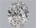Natural Diamond 0.90 Carats, Oval with  Cut, E Color, VS1 Clarity and Certified by GIA