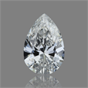 Natural Diamond 0.40 Carats, Pear with  Cut, F Color, SI1 Clarity and Certified by GIA