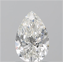 Natural Diamond 1.01 Carats, Pear with  Cut, G Color, VS2 Clarity and Certified by GIA