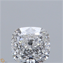 Diamante Natural 0.71 quilates, Del cojín , Color D, claridad SI1 y certificado GIA