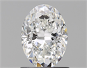Natural Diamond 1.01 Carats, Oval with  Cut, F Color, VVS2 Clarity and Certified by GIA