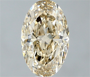 Foto Diamante Natural 0.76 quilates, Ovalado , Color N, claridad VVS2 y certificado IGI de