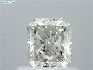 Picture of Natural Diamond 0.71 Carats, Radiant with  Cut, J Color, VS2 Clarity and Certified by GIA