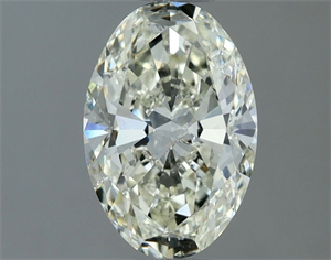 Foto Diamante Natural 1.00 quilates, Ovalado , Color K, claridad SI2 y certificado IGI de