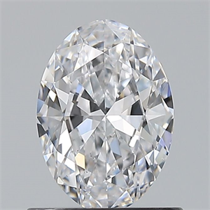 Picture of Natural Diamond 0.70 Carats, Oval with  Cut, D Color, SI1 Clarity and Certified by GIA