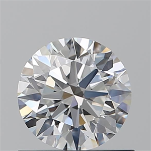 Picture of Natural Diamond 0.72 Carats, Round with Excellent Cut, E Color, VVS1 Clarity and Certified by GIA