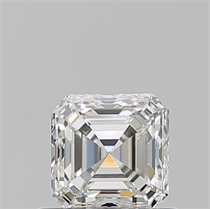 Foto Diamante Natural 0.70 quilates, Asscher , Color G, claridad VS1 y certificado GIA de