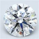 Diamante Natural 3.01 quilates, Redondo , Color F, claridad VS2 y certificado GIA