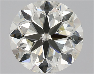 Picture of Natural Diamond 0.83 Carats, Round with Excellent Cut, K Color, SI2 Clarity and Certified by GIA