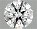 Del inventario de diamantes de laboratorio, 3.06 quilates, Redondo , Color E, claridad SI1 y certificado IGI