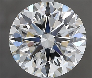 Picture of Natural Diamond 2.50 Carats, Round with Excellent Cut, H Color, VVS2 Clarity and Certified by IGI