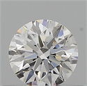 Diamante Natural 0.41 quilates, Redondo , Color E, claridad IF y certificado GIA