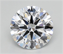 Lab Grown Diamond 4.05 Carats, Round with Ideal Cut, E Color, FL Clarity and Certified by IGI