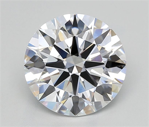 Picture of Lab Grown Diamond 4.05 Carats, Round with Ideal Cut, E Color, FL Clarity and Certified by IGI